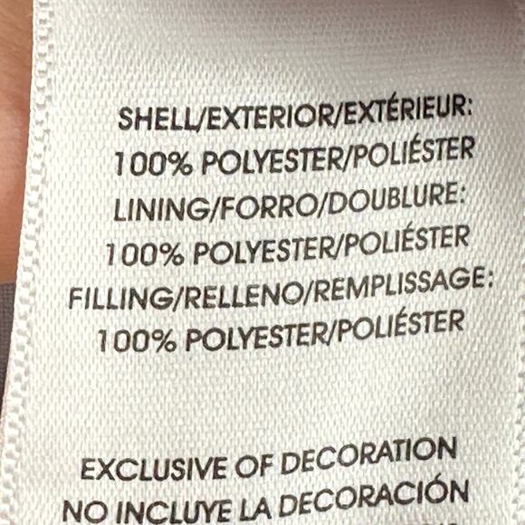 NEW Nicole Miller New York Ombré Puffer Jacket Front Zip Sz Medium - Picture 8 of 9